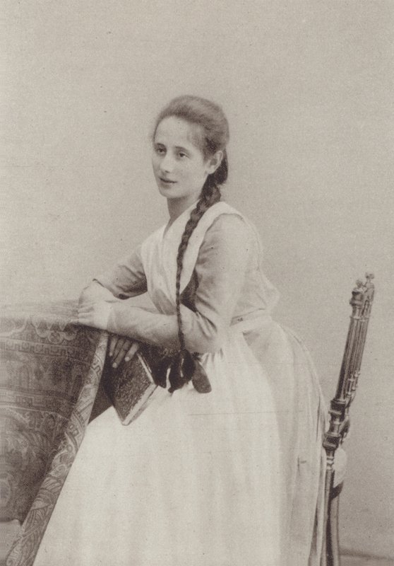 At the Age of 15 in Her School Dress by Russian Photographer