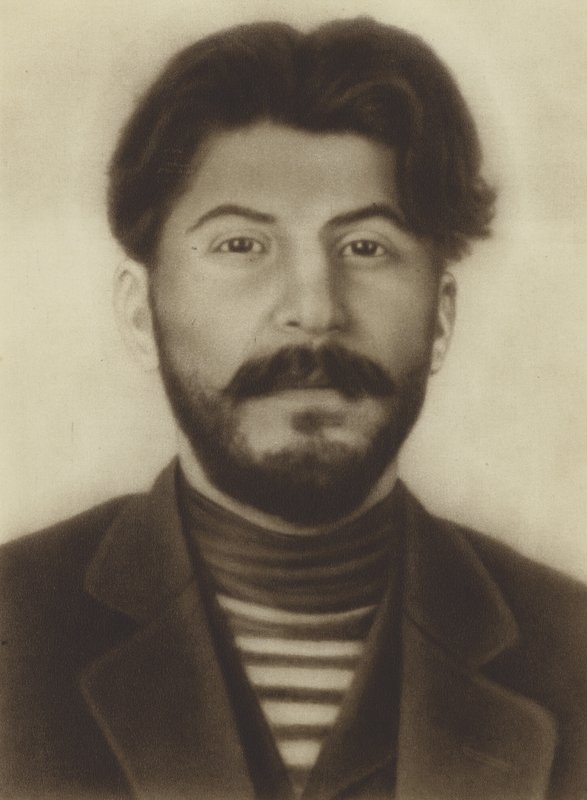 Joseph Stalin, Soviet Leader, as a Young Man by Russian Photographer