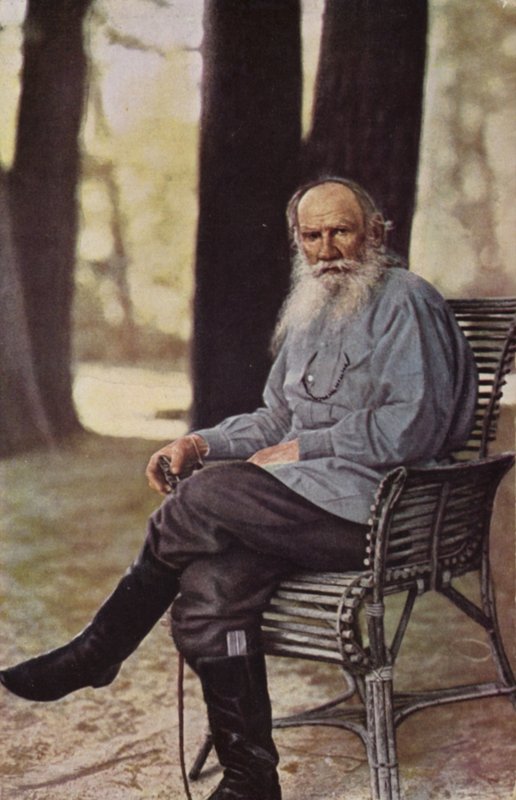 Leo Tolstoy by Russian Photographer