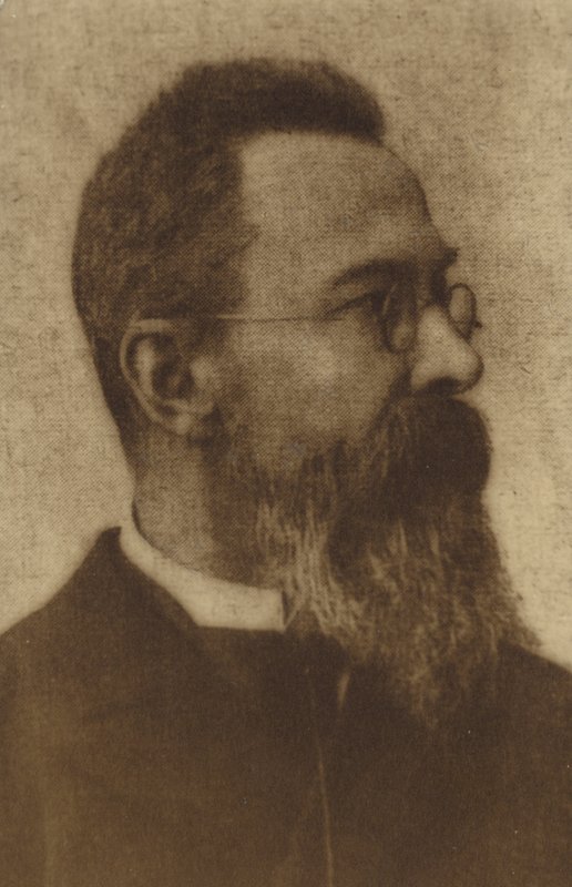 Portrait of Nikolai Rimsky-Korsakov by Russian Photographer