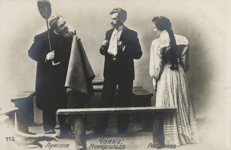 Russian Actor Vsevolod Meyerhold in The Seagull, 1898 by Russian Photographer