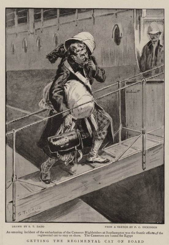 Getting the Regimental Cat on Board by S.T. Dadd