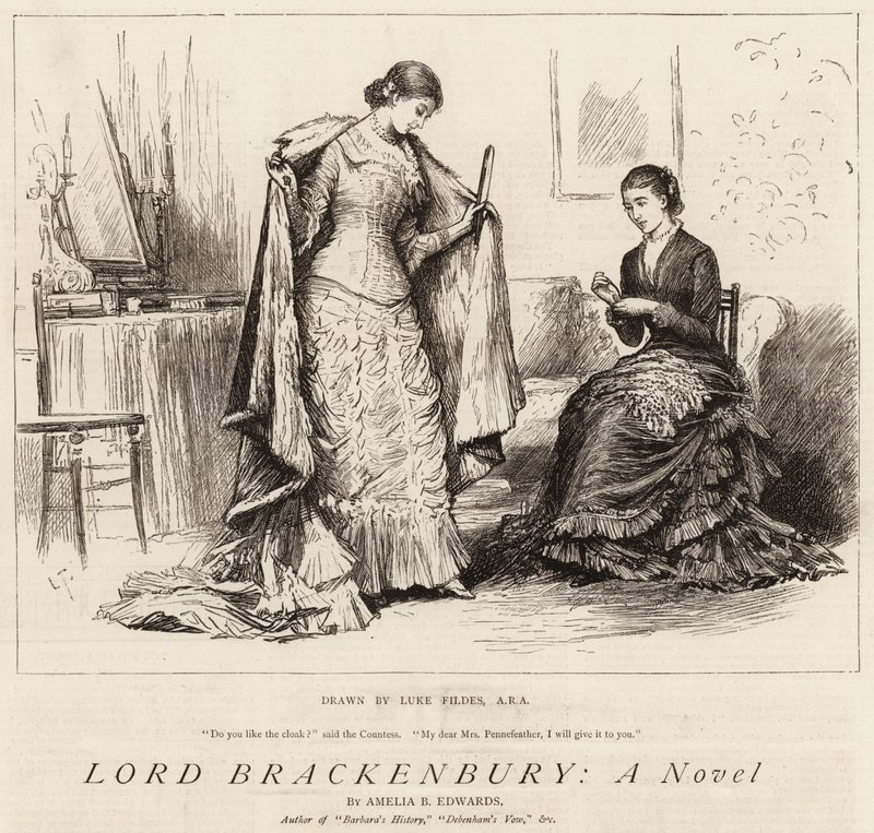 Lord Brackenbury, a Novel by Samuel Luke Fildes