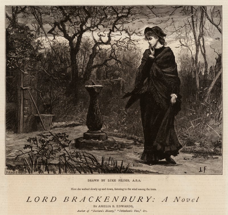 Lord Brackenbury, a Novel by Samuel Luke Fildes