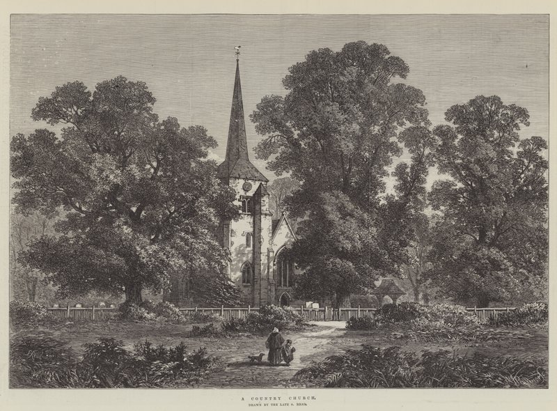A Country Church by Samuel Read