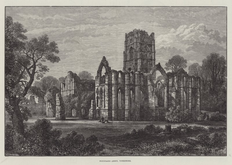 Fountains Abbey, Yorkshire by Samuel Read