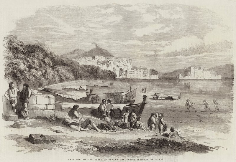Lazzaroni on the Shore of the Bay of Naples by Samuel Read
