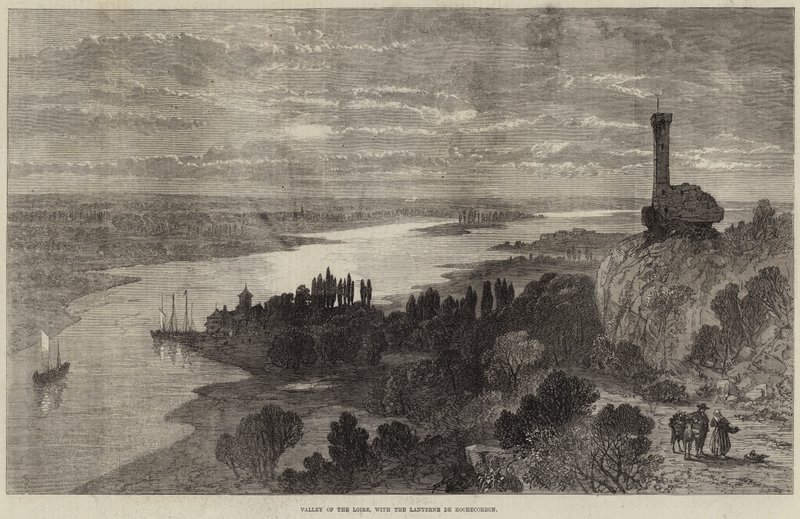 Valley of the Loire, with the Lanterne de Rochecorbon by Samuel Read