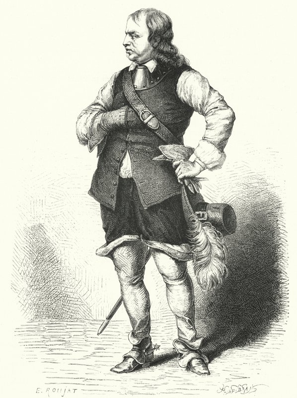 Oliver Cromwell, Lord Protector of the Commonwealth by Samuel (after) Cooper