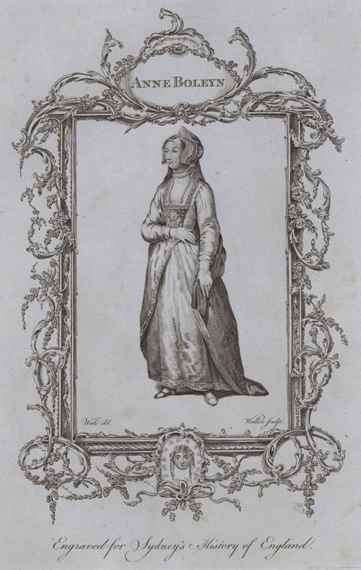 Anne Boleyn by Samuel (after) Wale