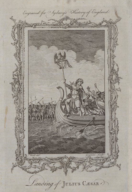 Landing of Julius Caesar by Samuel (after) Wale