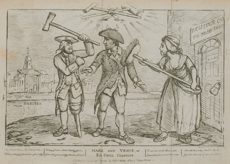Mars and Venus or Sir Cecil chastised by Samuel Collings
