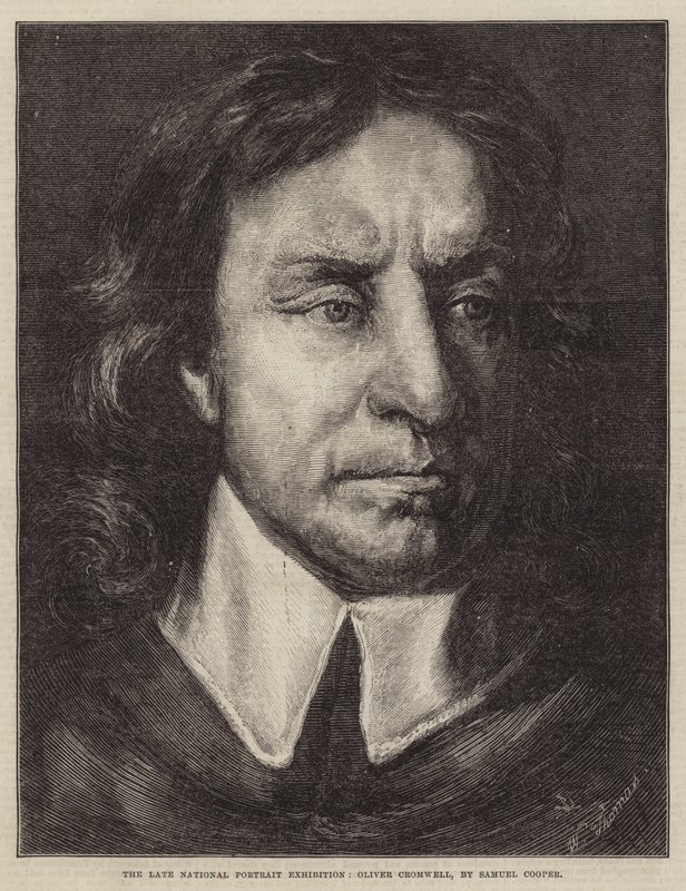 The Late National Portrait Exhibition, Oliver Cromwell by Samuel Cooper