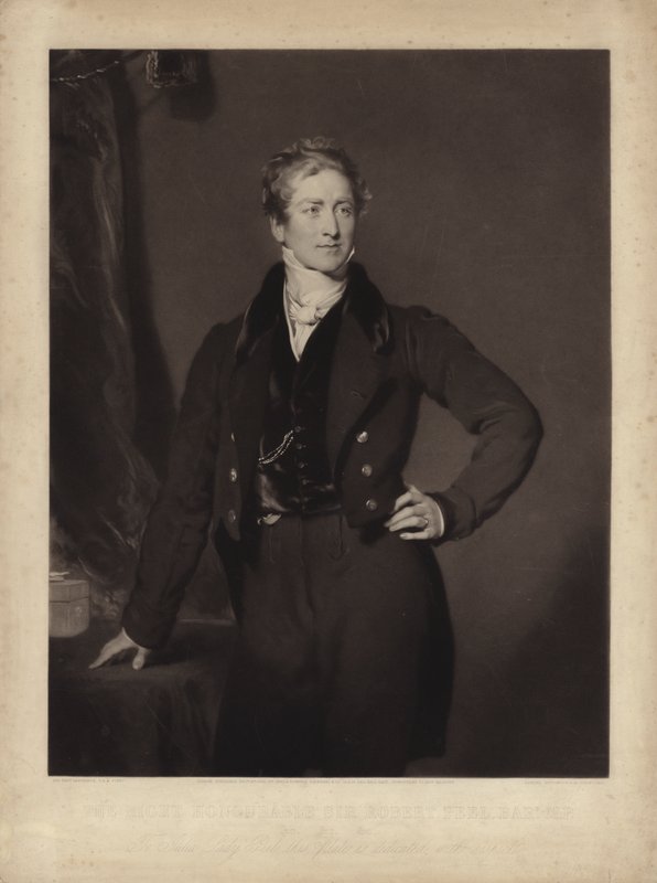 Sir Robert Peel, English Conservative Politician and Prime Minister by Samuel Cousins