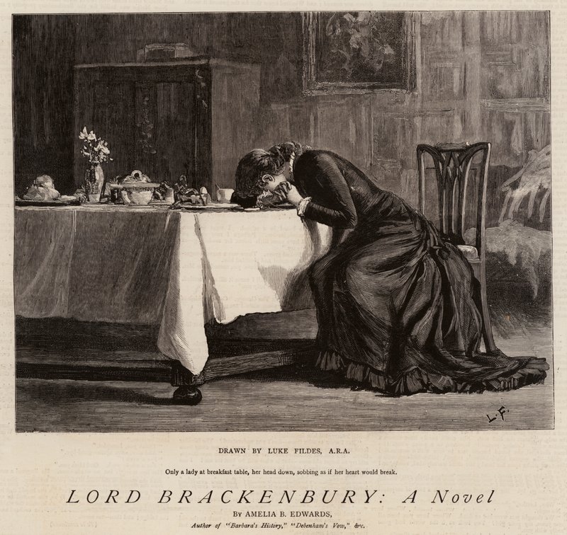 Lord Brackenbury, a Novel by Samuel Luke Fildes