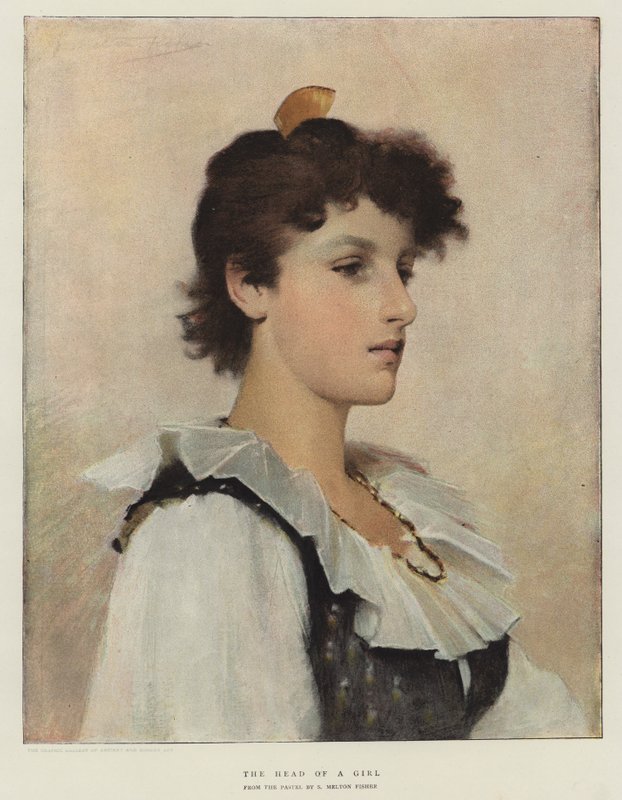 The Head of a Girl by Samuel Melton Fisher
