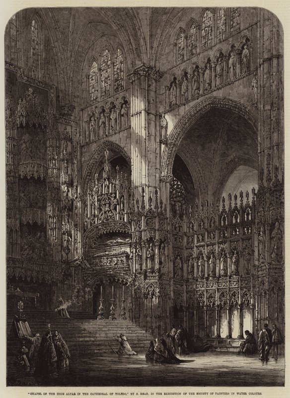 Chapel of the High Altar in the Cathedral of Toledo by Samuel Read