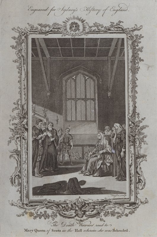 The Death Warrant read to Mary Queen of Scots in the Hall wherein she was Beheaded by Samuel Wale