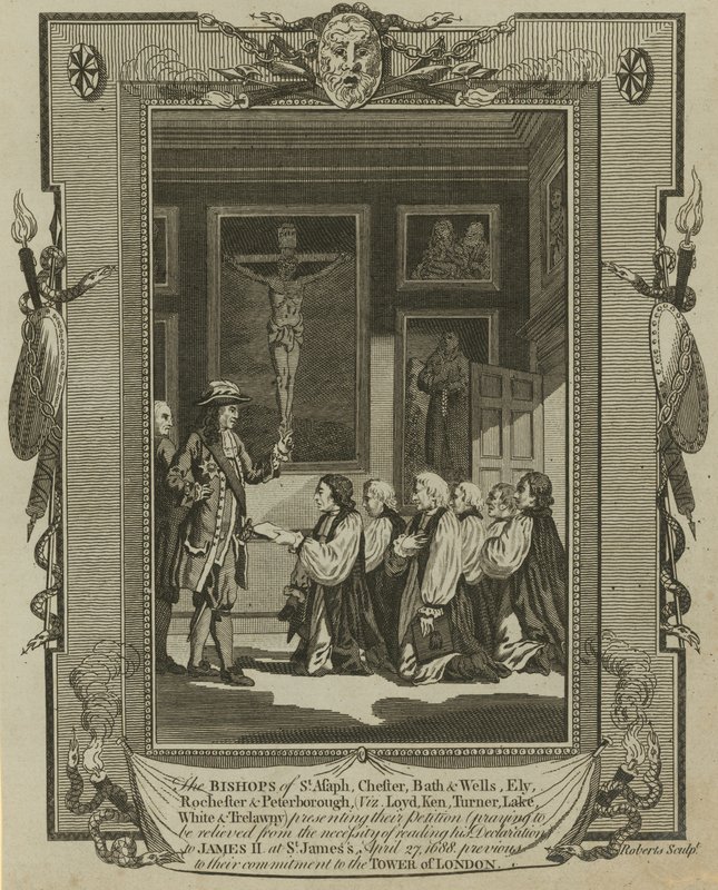 The Seven Bishops Presenting Their Petition to King James II at St James