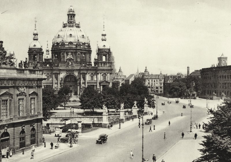 Berlin: In front of the Palace Bridge by Sasha Stone