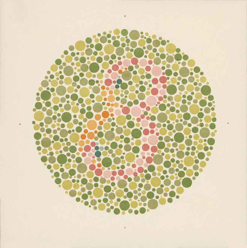 Ishihara Color Test to Detect Colour Blindness by School Japanese