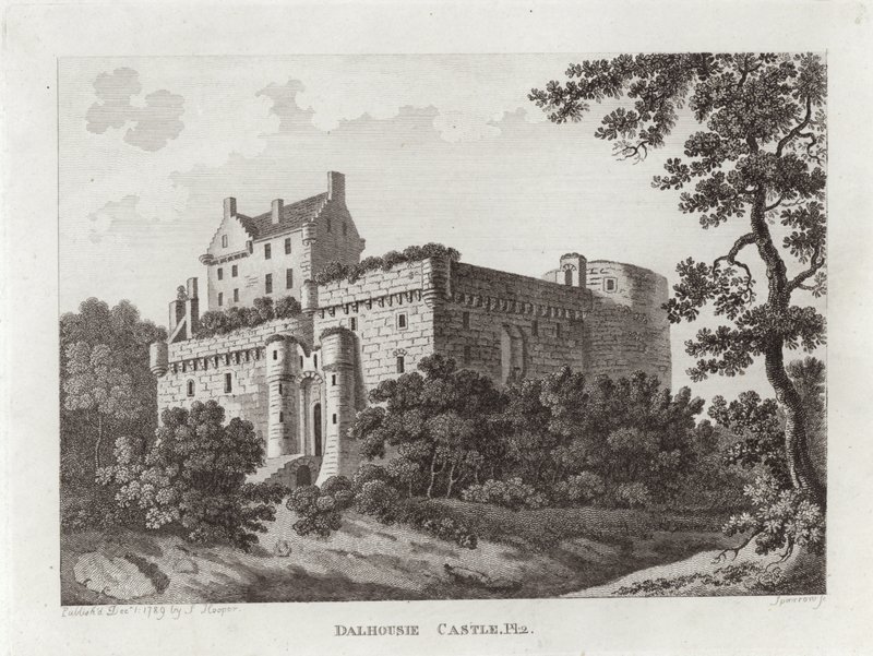 Dalhousie Castle by Scottish School