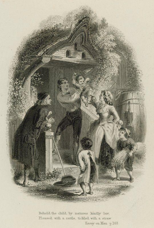 Scene from Essay on Man, by Alexander Pope by Scottish School