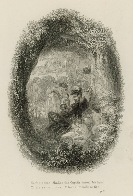 Scene from Windsor Forest, by Alexander Pope by Scottish School
