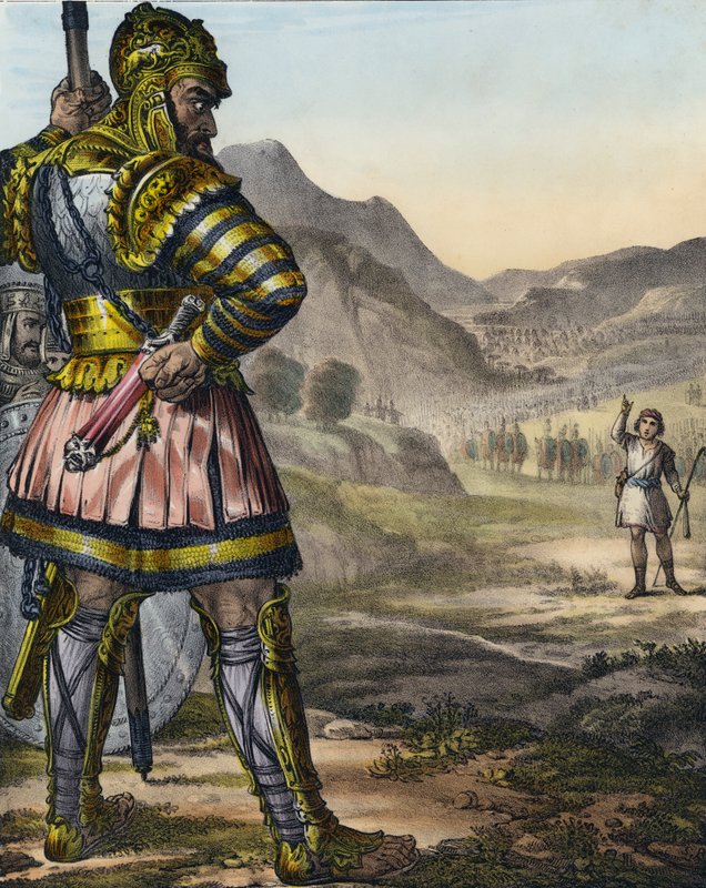 David and Goliath by Siegfried Detler Bendixen