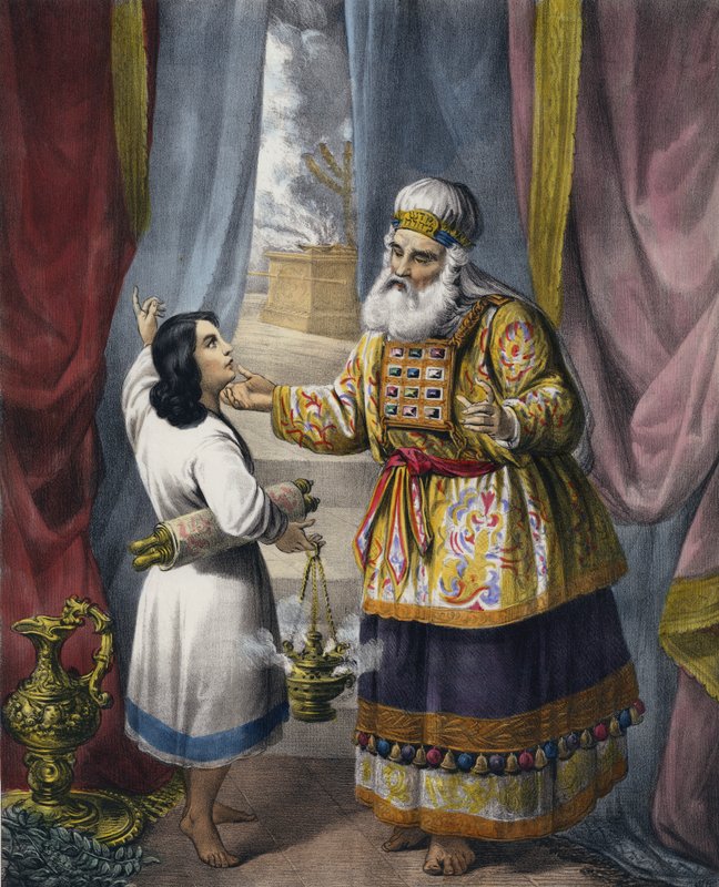 Eli Questioning Samuel Regarding the Vision by Siegfried Detler Bendixen
