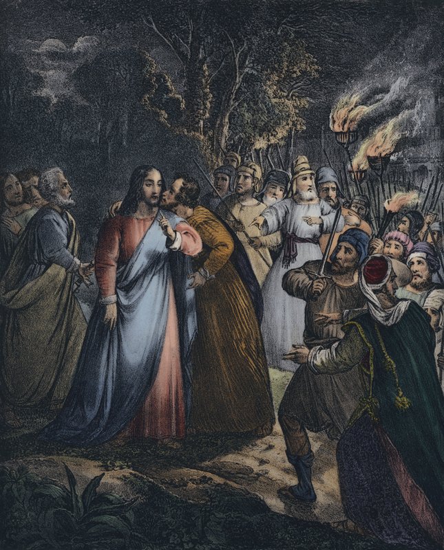 Judas Betrays His Master by Siegfried Detler Bendixen