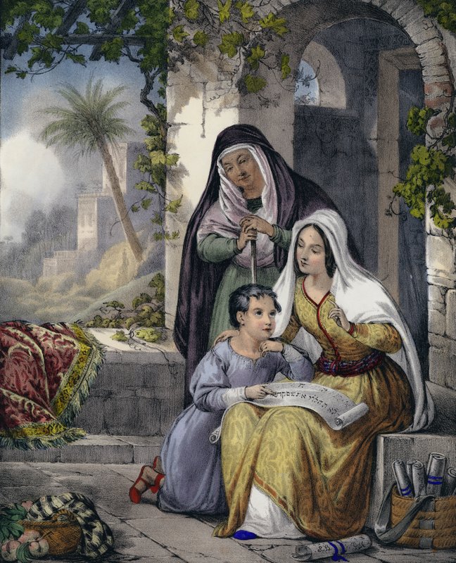 Timothy Being Taught the Scriptures by Siegfried Detler Bendixen