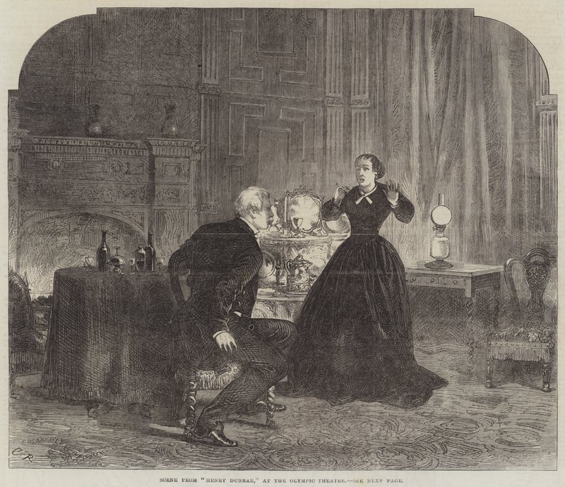 Scene from Henry Dunbar, at the Olympic Theatre by Sir John Charles Robinson