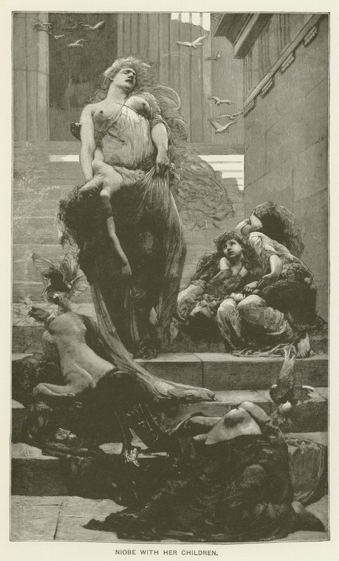 Niobe with Her Children by Solomon Joseph Solomon