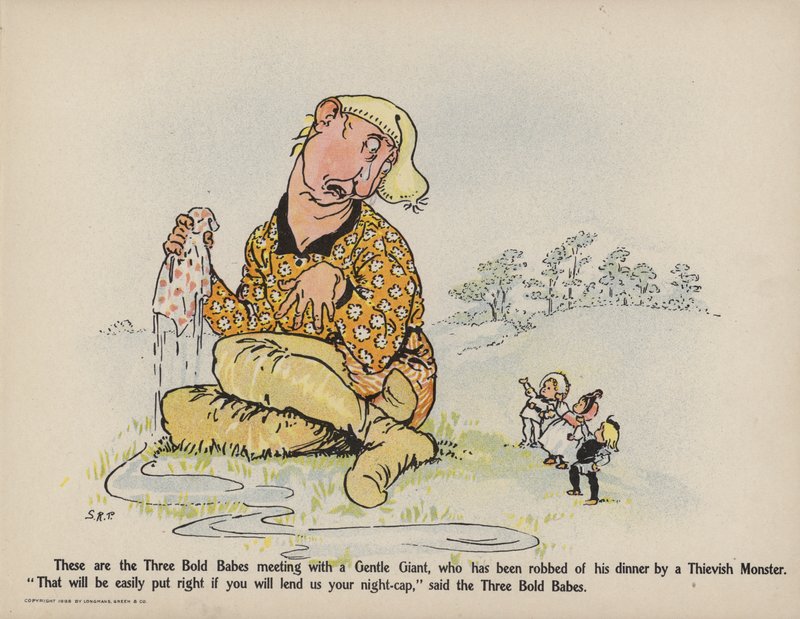 Illustration for Further Doings of the Three Bold Babes by Sophia Rosamond Praeger