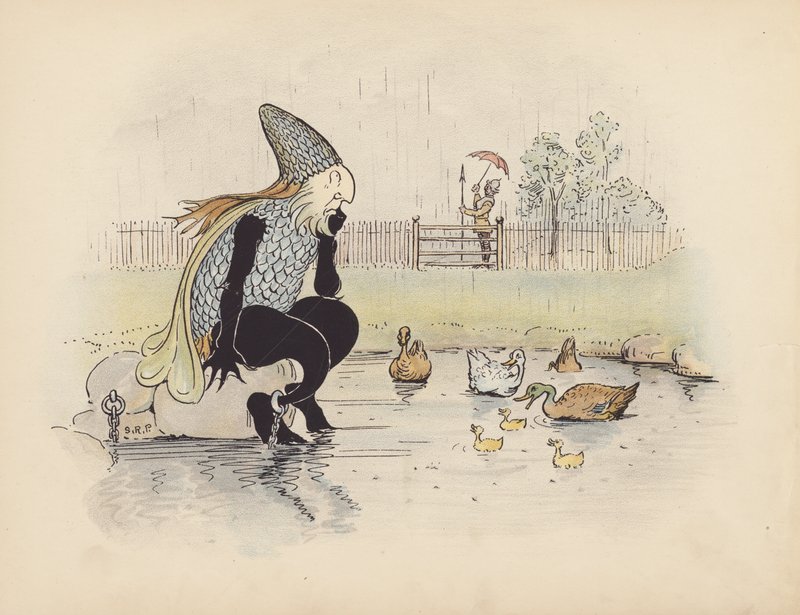 Illustration for Little Twin Dragons by Sophia Rosamond Praeger