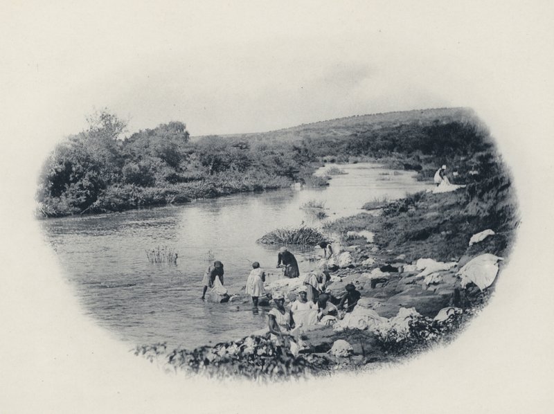 How Clothes are Washed in the Transvaal by South African Photographer