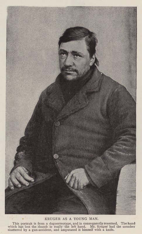 Kruger as a young man by South African Photographer