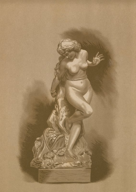 Andromeda Exposed to Be Devoured by the Monster by Spanish School