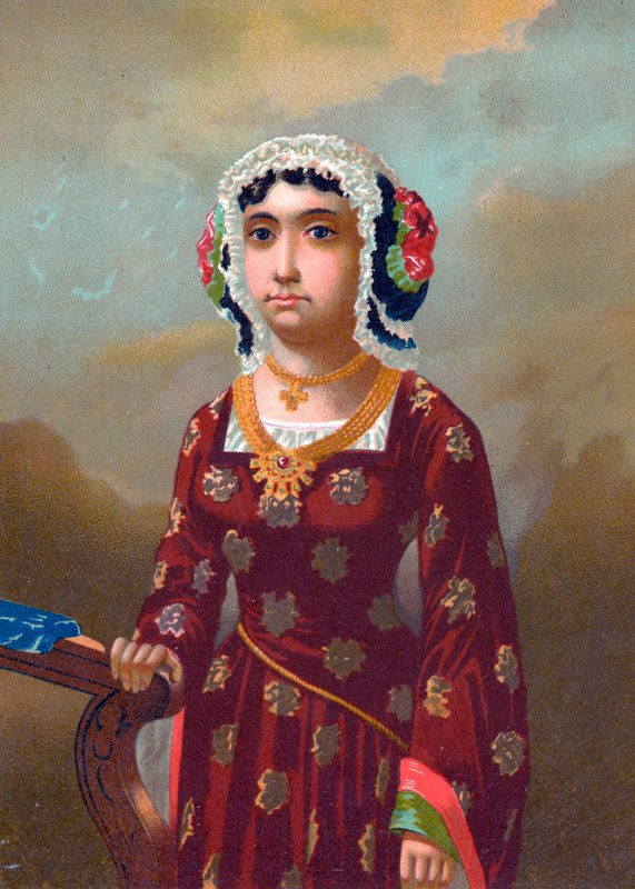 Beatriz Enriquez de Arana, mistress of Columbus by Spanish School