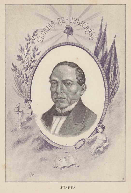 Benito Juarez, Mexican lawyer and politician by Spanish School