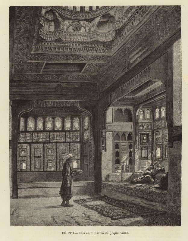Egypt - The Harem of Sheikh Sadat by Spanish School