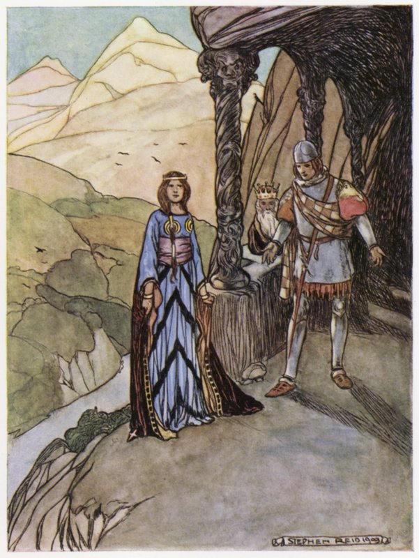 Illustration for Siegfried the Dragon-Slayer by Stephen Reid