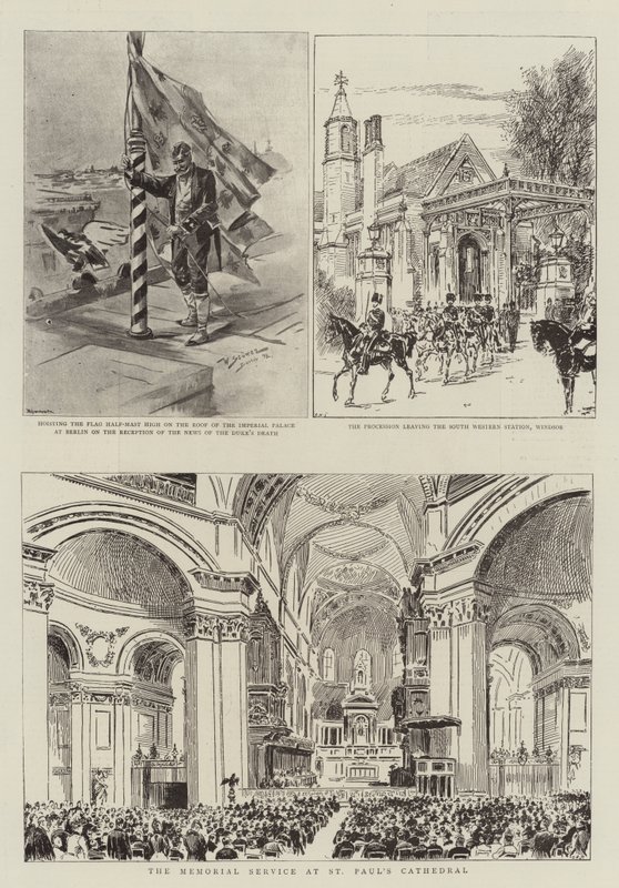 The Funeral of HRH the Late Duke of Clarence and Avondale by Stoewer Willy