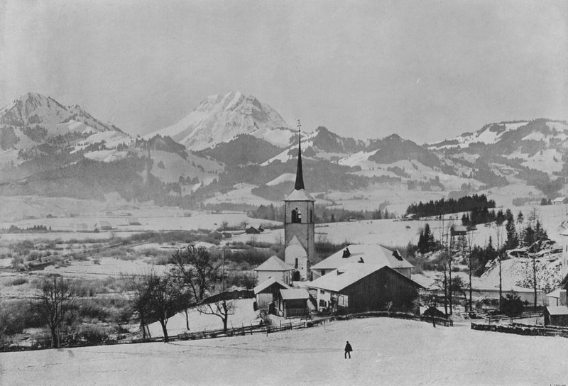The Moleson, View taken at Broc, Gruyere by Swiss Photographer