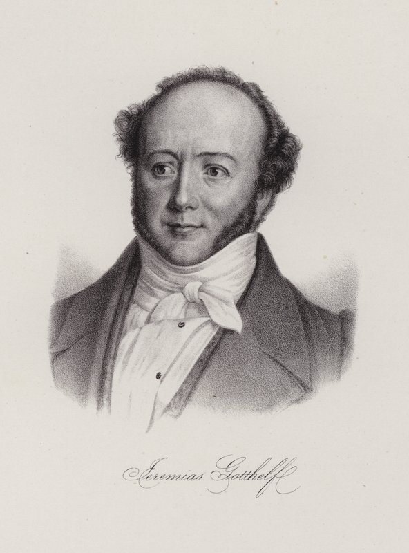 Albert Bitzius, Swiss novelist who wrote under the pen name, Jeremias Gotthelf by Swiss School