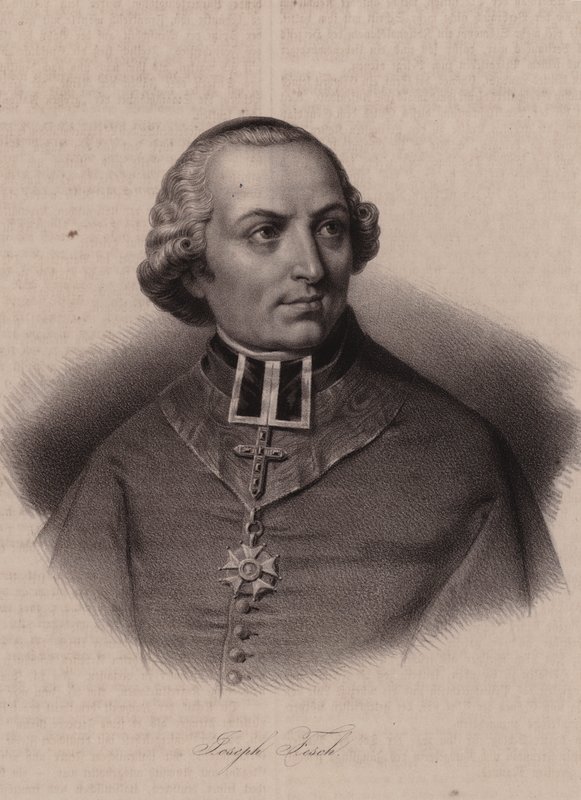 Cardinal Joseph Fesch, French diplomat and Prince of France by Swiss School
