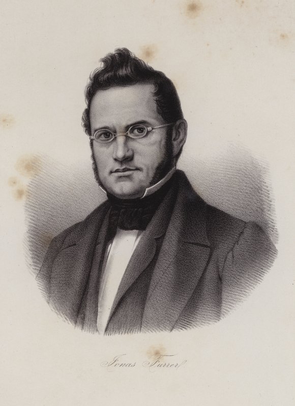 Dr Jonas Furrer, Swiss politician by Swiss School