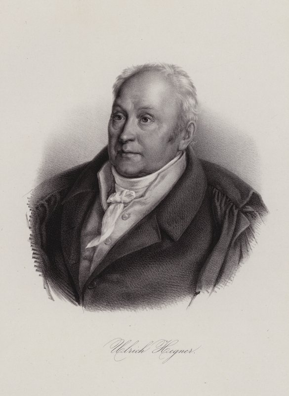 Hegner Ulrich, Swiss writer and politician by Swiss School