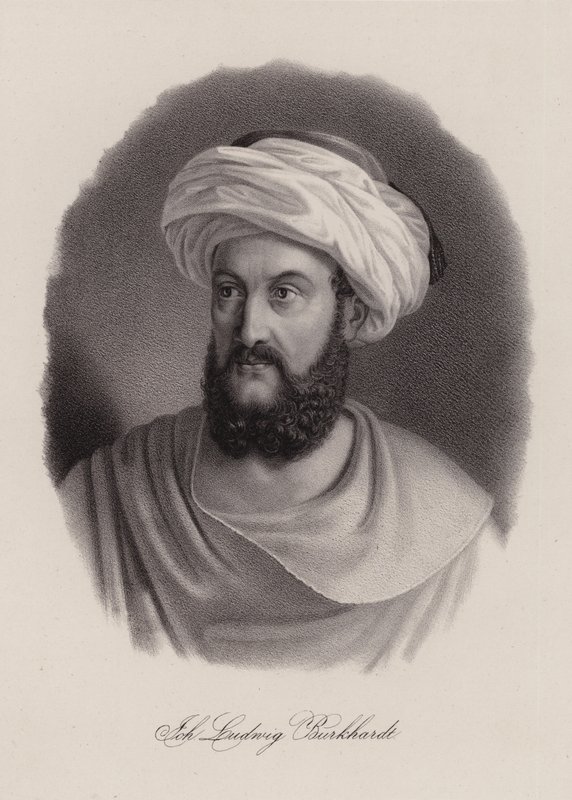 Johann Ludwig Burckhardt, Swiss traveller and geographer by Swiss School